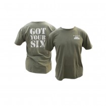 Got Your Six T-shirt - Military Green