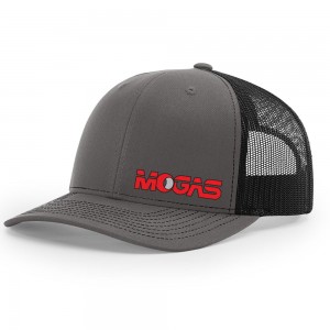 Mogas Richardson Mesh Back Trucker Hat - Charcoal/Black
